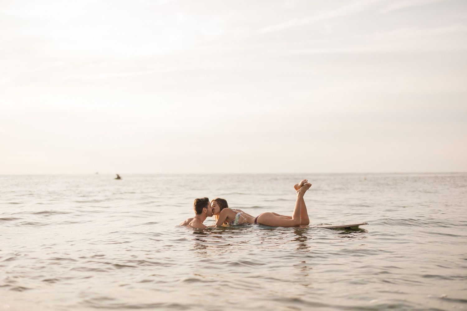 Bradley Beach Surf Inspired Sunrise Engagement Session - Jersey Shore Wedding Photographer